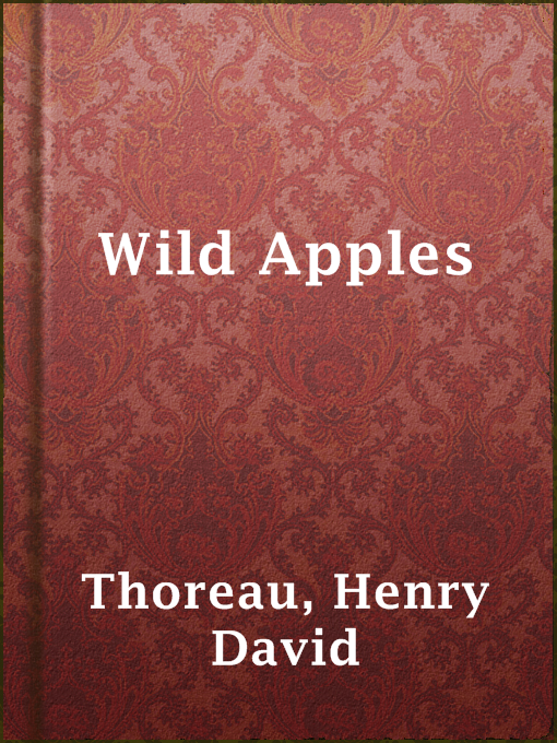 Title details for Wild Apples by Henry David Thoreau - Available